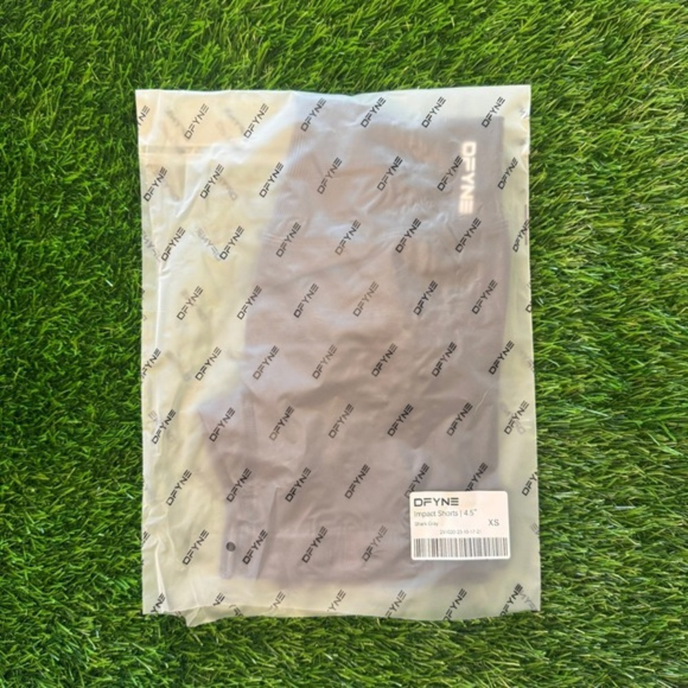 Dfyne impact shorts 4.5" shark/slate gray extra small - Picture 4 of 5